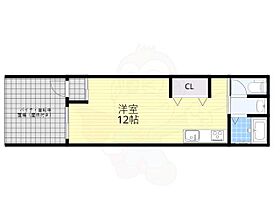 大阪府吹田市岸部南１丁目（賃貸テラスハウス1R・1階・30.00㎡） その2