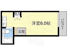 大阪府茨木市西中条町（賃貸マンション1K・3階・20.60㎡） その2