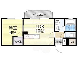 大阪府吹田市日の出町（賃貸マンション1LDK・4階・37.56㎡） その2