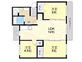 茨木郡山A住宅A-22棟2階5.5万円