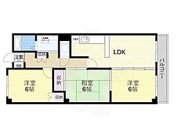 カサ・フィエスタ 3LDKの間取図画像