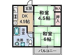 間取図画像 2DK
