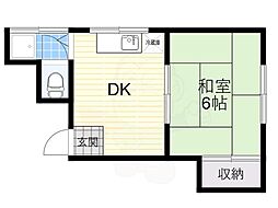 内山第一マンション 3階/-