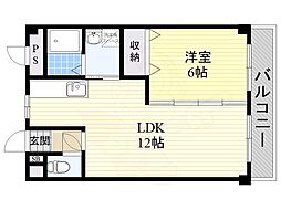 アメニティー春光園 1LDKの間取図画像