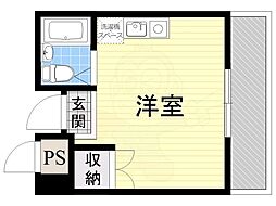 茨木ロイヤル 5階/-