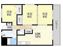 メゾン・ド・アイ 3LDKの間取図画像