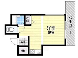 パークマンション ワンルームの間取図画像