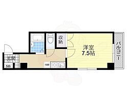 宮元七番館 1Kの間取図画像