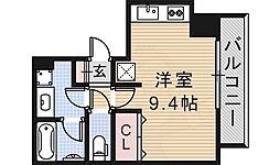 ザ・レジデンスイバラキ ワンルームの間取図画像