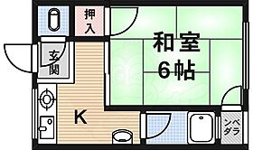 大阪府茨木市美沢町（賃貸マンション1K・4階・23.00㎡） その2