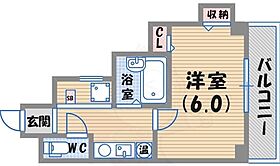 シェーンハイム  ｜ 兵庫県西宮市神呪町8番3号（賃貸マンション1K・3階・24.00㎡） その2