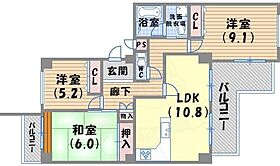 兵庫県西宮市広田町11番31号（賃貸マンション3LDK・1階・81.47㎡） その2