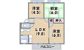 サンハイツ2 201 ｜ 兵庫県西宮市丸橋町8番12号（賃貸アパート3LDK・2階・50.72㎡） その2