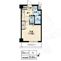 兵庫県西宮市甲子園浜田町（賃貸マンション1K・3階・25.84㎡） その2