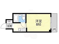 ロイヤルプラザ 1Kの間取図画像