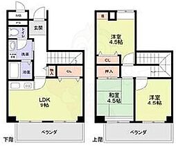 エスタ西宮 3LDKの間取図画像
