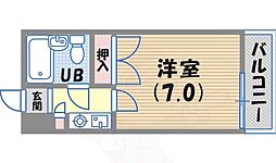 間取図画像 1K