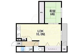 マンション幸 1LDKの間取図画像