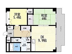 フォーシーズン1 2LDKの間取図画像
