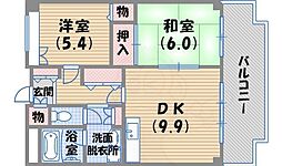 フォーシーズン1 2LDKの間取図画像