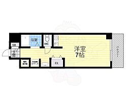 レジーナ西宮北口1 ワンルームの間取図画像