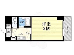 サン・クレスト西宮 1Kの間取図画像