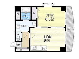 ラポール西宮 1LDKの間取図画像