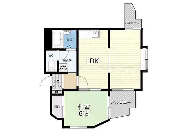 フローレンス西宮1 ｜兵庫県西宮市大森町(賃貸マンション1LDK・4階・39.70㎡)の写真 その2