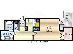 大阪府堺市北区中百舌鳥町２丁107番（賃貸マンション1K・4階・37.01㎡） その2