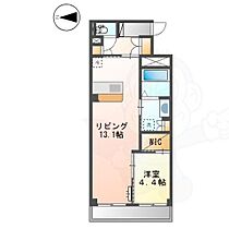 大阪府堺市北区東三国ヶ丘町５丁8番1号（賃貸マンション1LDK・3階・44.75㎡） その2