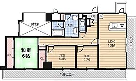 マインハイツ諏訪森  ｜ 大阪府堺市西区浜寺諏訪森町西３丁287番1号（賃貸マンション3LDK・6階・69.70㎡） その2