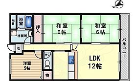 グローリー中百舌鳥  ｜ 大阪府堺市北区百舌鳥梅町３丁33番7号（賃貸マンション3LDK・1階・67.00㎡） その2