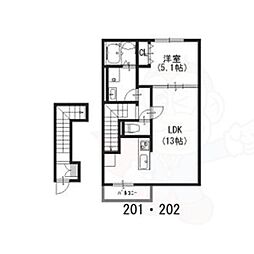 デュラ・カーサいしばし1 2階/-