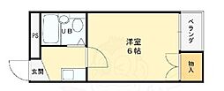 CourtJD1 1Kの間取図画像