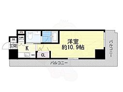 フェニックスレジデンス堺東 1Kの間取図画像
