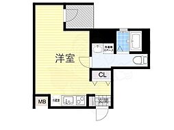 VitaNuova堺 ワンルームの間取図画像