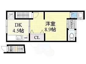 大阪府堺市堺区百舌鳥夕雲町１丁96番4号（賃貸アパート1DK・2階・30.22㎡） その2