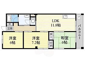 メゾン石津  ｜ 大阪府堺市堺区石津町３丁（賃貸マンション3LDK・2階・59.67㎡） その2