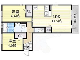 大阪府堺市西区鳳西町２丁317番1号（賃貸アパート2LDK・3階・58.76㎡） その2