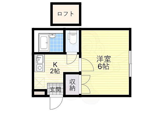 大阪府堺市中区土塔町(賃貸アパート1K・2階・19.87㎡)の写真 その2