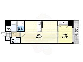 大阪府堺市堺区甲斐町東１丁（賃貸マンション1LDK・4階・34.30㎡） その2