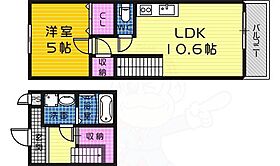 大阪府堺市西区鳳西町１丁（賃貸アパート1LDK・2階・41.16㎡） その2