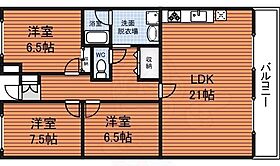 メイプルコート諏訪ノ森 302 ｜ 大阪府堺市西区浜寺船尾町西２丁（賃貸マンション3LDK・3階・82.00㎡） その2