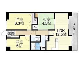 大阪府堺市西区浜寺船尾町西３丁91番1号（賃貸マンション3LDK・2階・64.00㎡） その2