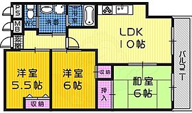 ハイツグロリア 203 ｜ 大阪府堺市堺区南旅篭町東２丁（賃貸マンション3LDK・2階・56.00㎡） その2