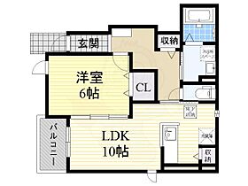 大阪府堺市堺区西湊町６丁2番1号（賃貸アパート1LDK・1階・42.27㎡） その2