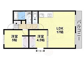 エスポワール向陵 305 ｜ 大阪府堺市堺区向陵東町２丁（賃貸マンション2LDK・3階・63.80㎡） その2