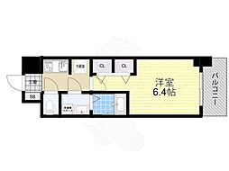 S-RESIDENCE堺altklas 1Kの間取図画像