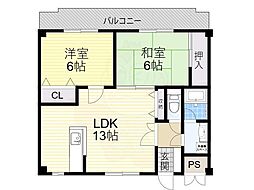 JR阪和線 富木駅 徒歩26分 2階/-