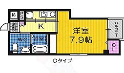エヌエムトラントセット 1Kの間取図画像